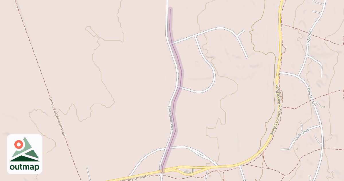 Map of Silver Gate