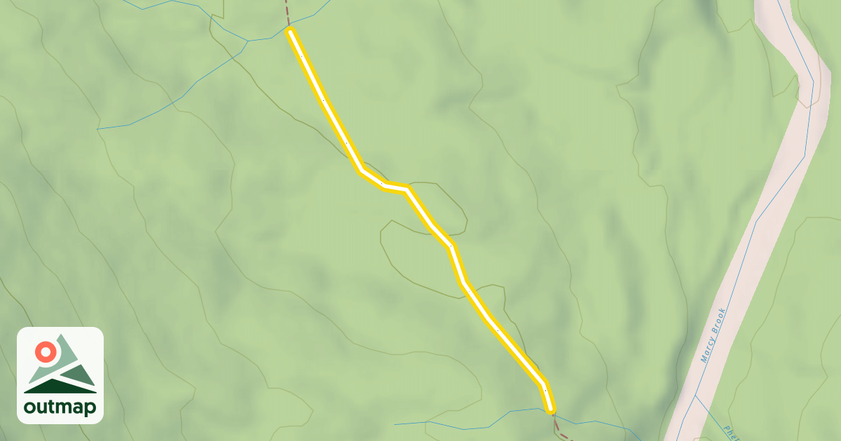 Map of Van Hoevenberg Trail
