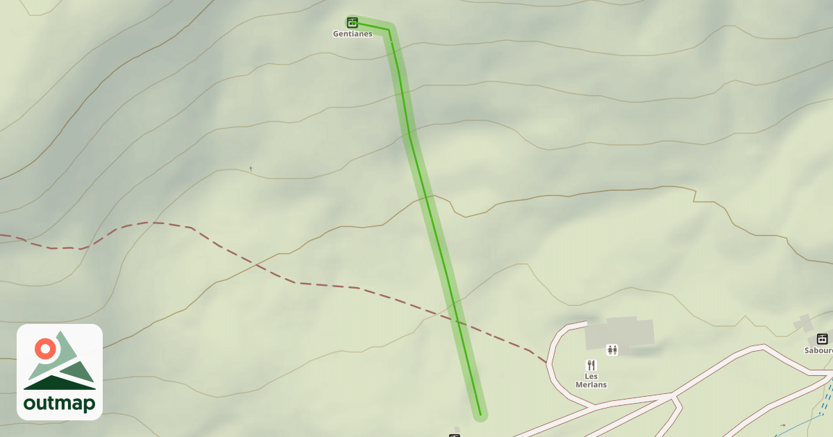 Map of Gentianes