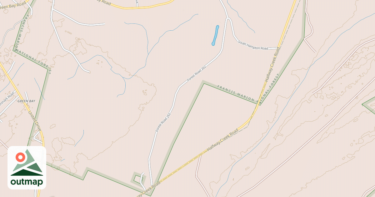 Map of ROAD 262