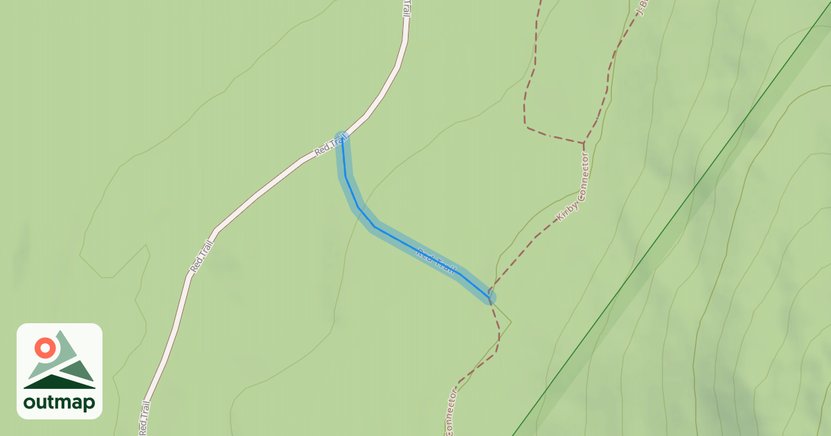Map of Red Trail