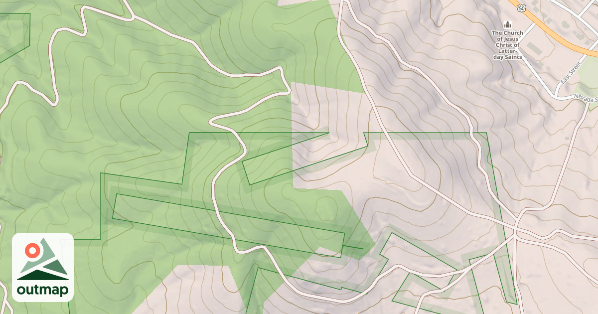 Map of CROW CANYON SPUR
