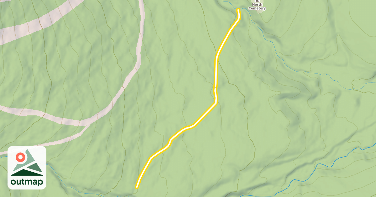 Map of Old Log Road