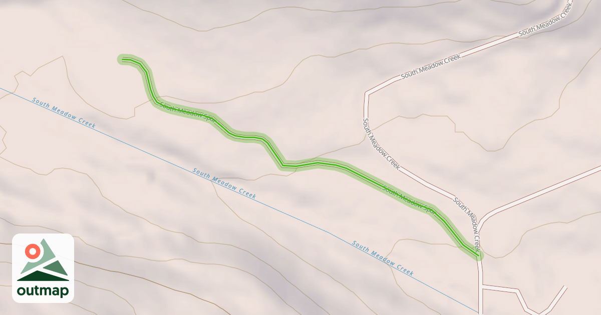 Map of South Meadow Spur