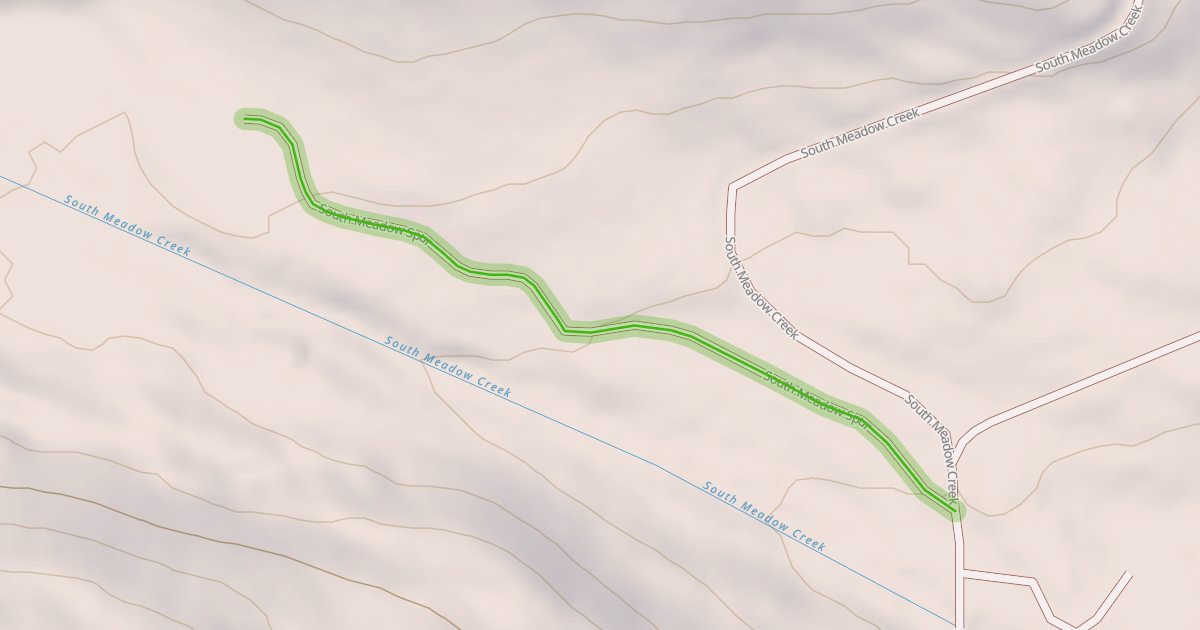 Map preview of South Meadow Spur