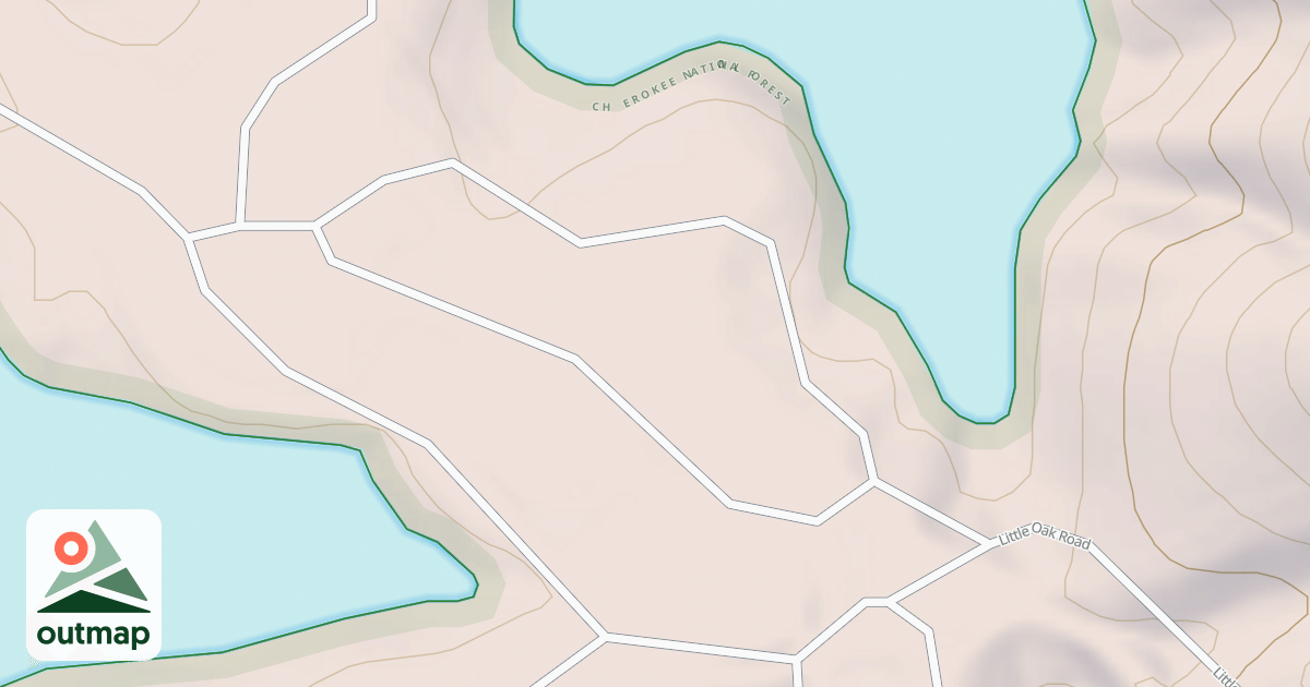 Map of UPPER LONE PINE LOOP