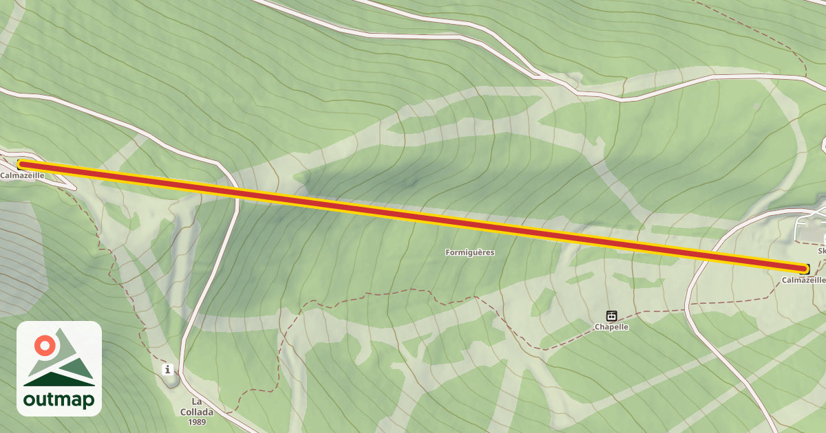 Map of Calmazeille
