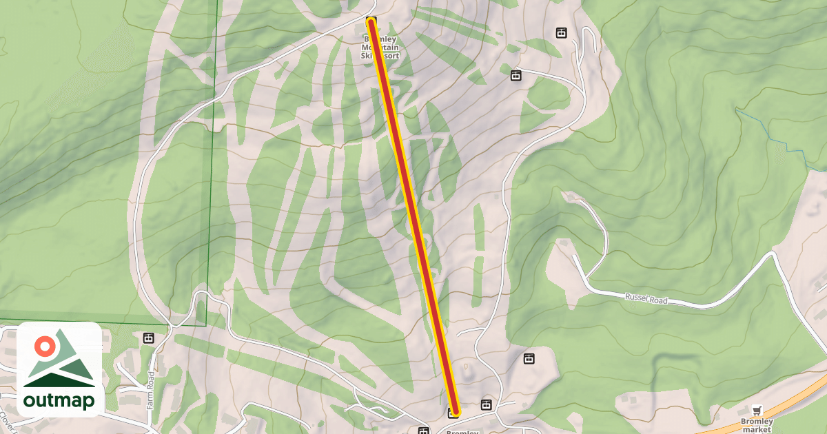 Map of Alpine Chairlift
