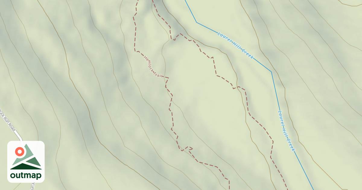 Map of Laurel Hill State Park Trails