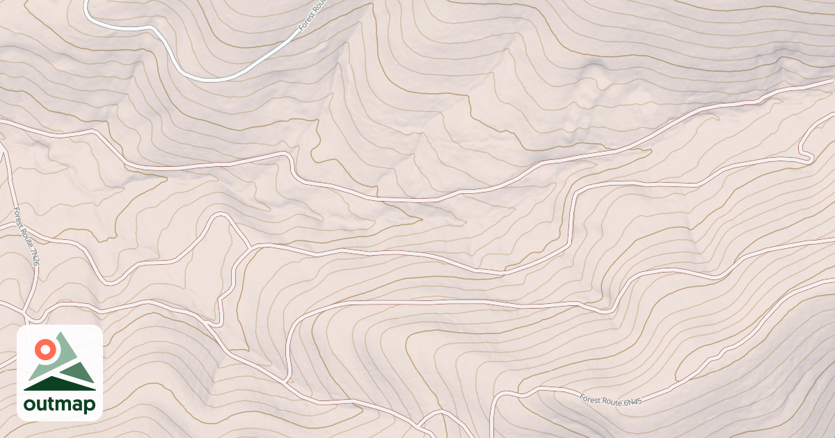 Map of USFS Motor Vehicle Use Map Roads {EFE28842-3D8E-483C-95C3-51DCF4888308}
