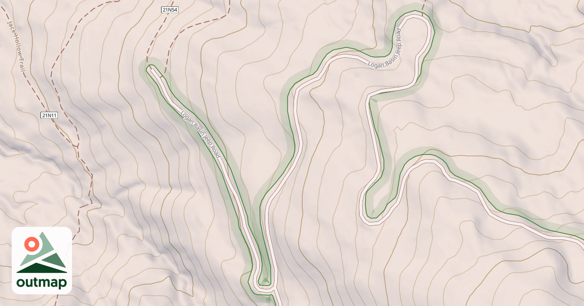 Map of LOGAN BASIN JEEP