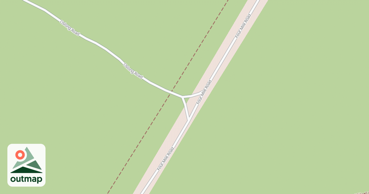 Map of S.B. Elliott State Park Snowmobile Trails