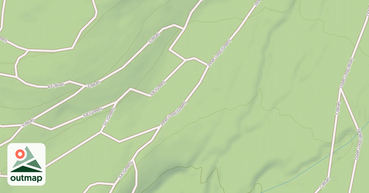 Map of Rock Run ATV Trails