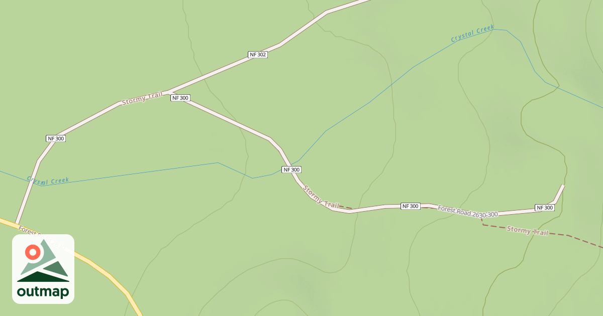 Map of USFS Motor Vehicle Use Map Roads {EAD54145-8691-4DD7-AE8C-141FA98EF380}