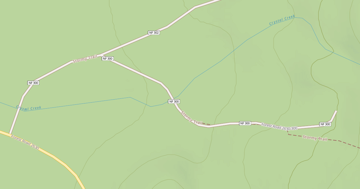 Map preview of USFS Motor Vehicle Use Map Roads {EAD54145-8691-4DD7-AE8C-141FA98EF380}