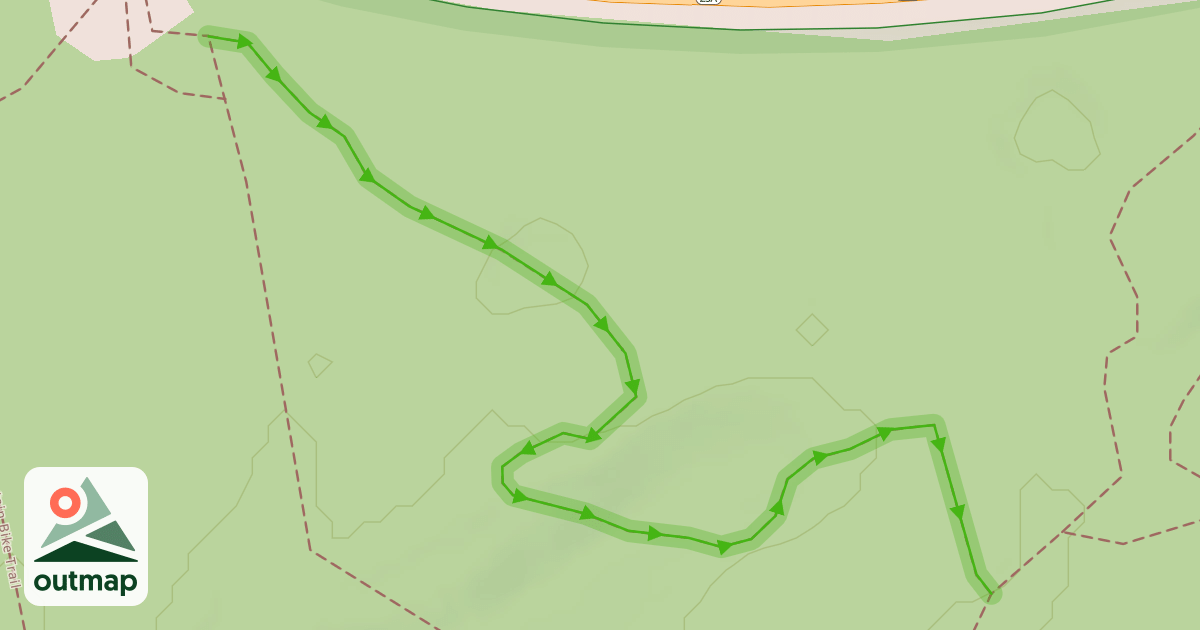 Map of Rocky Point Mountain Bike Trail