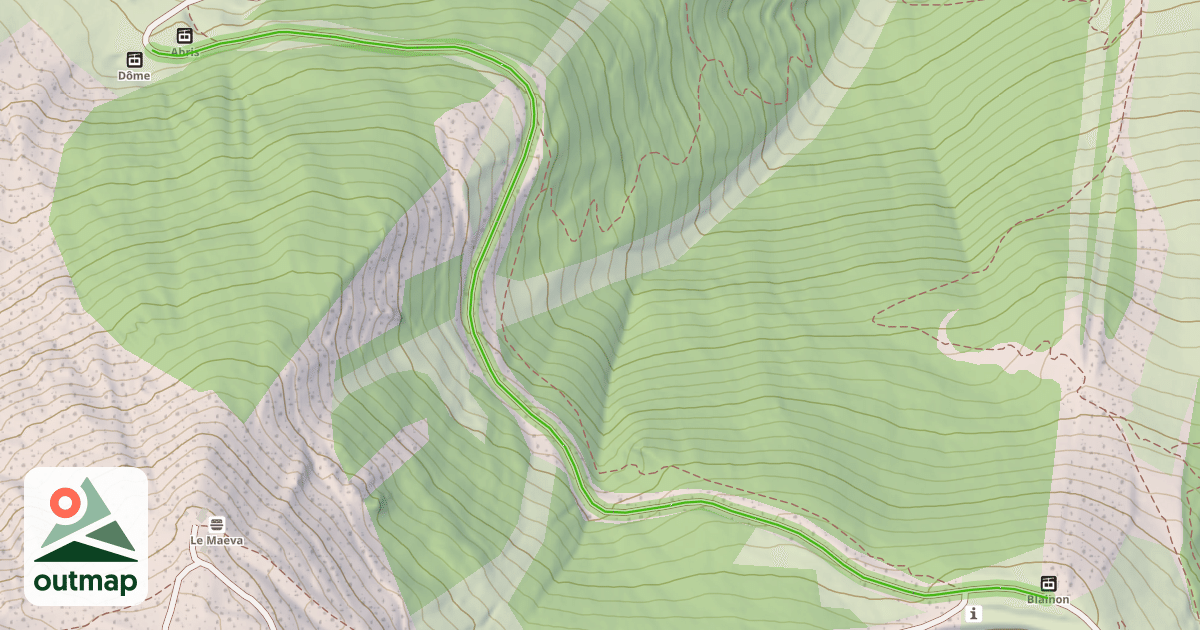 Map of Traversée 2000