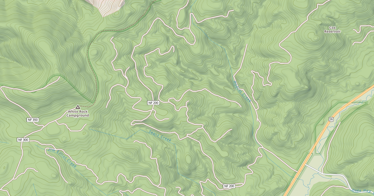 Map preview of USFS Motor Vehicle Use Map Roads {61FCEB47-4728-4902-960C-B1578351323A}