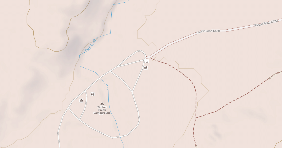 Map preview of TIMBER CREEK RECREATION AREA