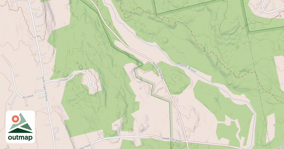 Map of Suger Hill Loop