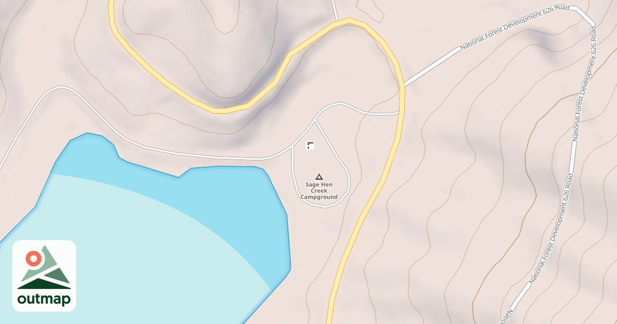 Map of SAGEHEN CG LOOP