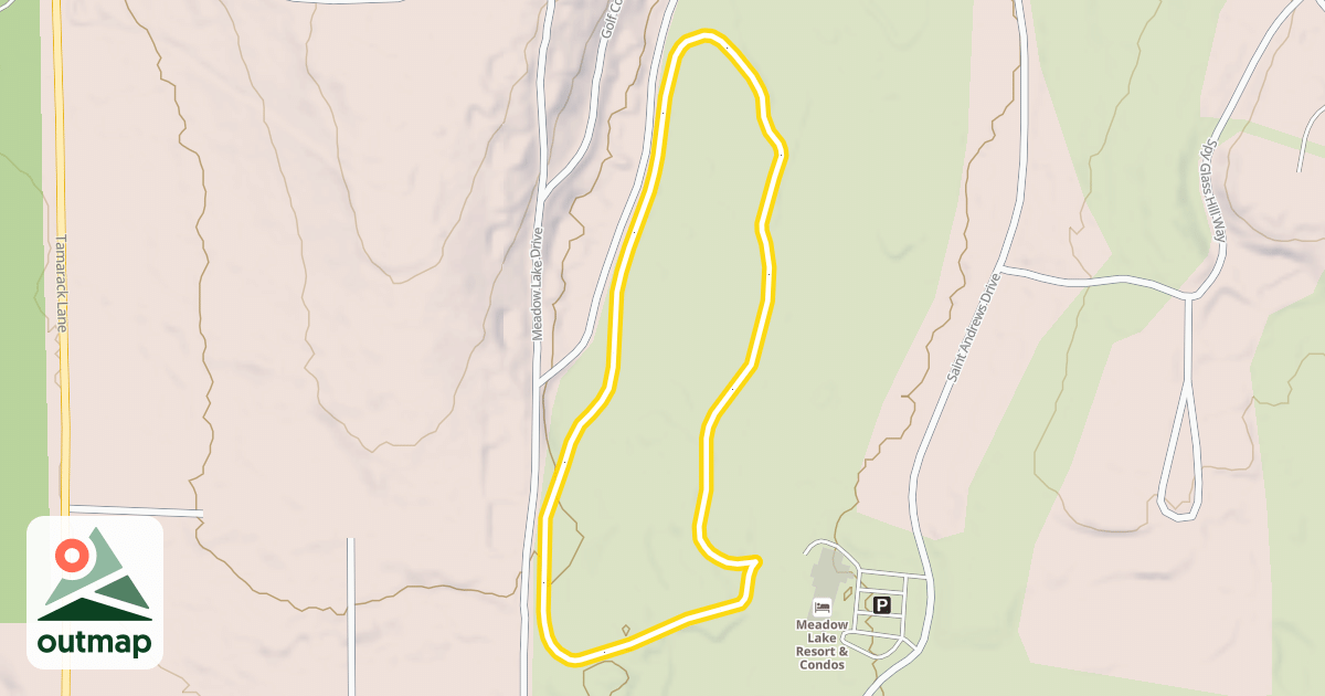 Map of Tamarack Loop