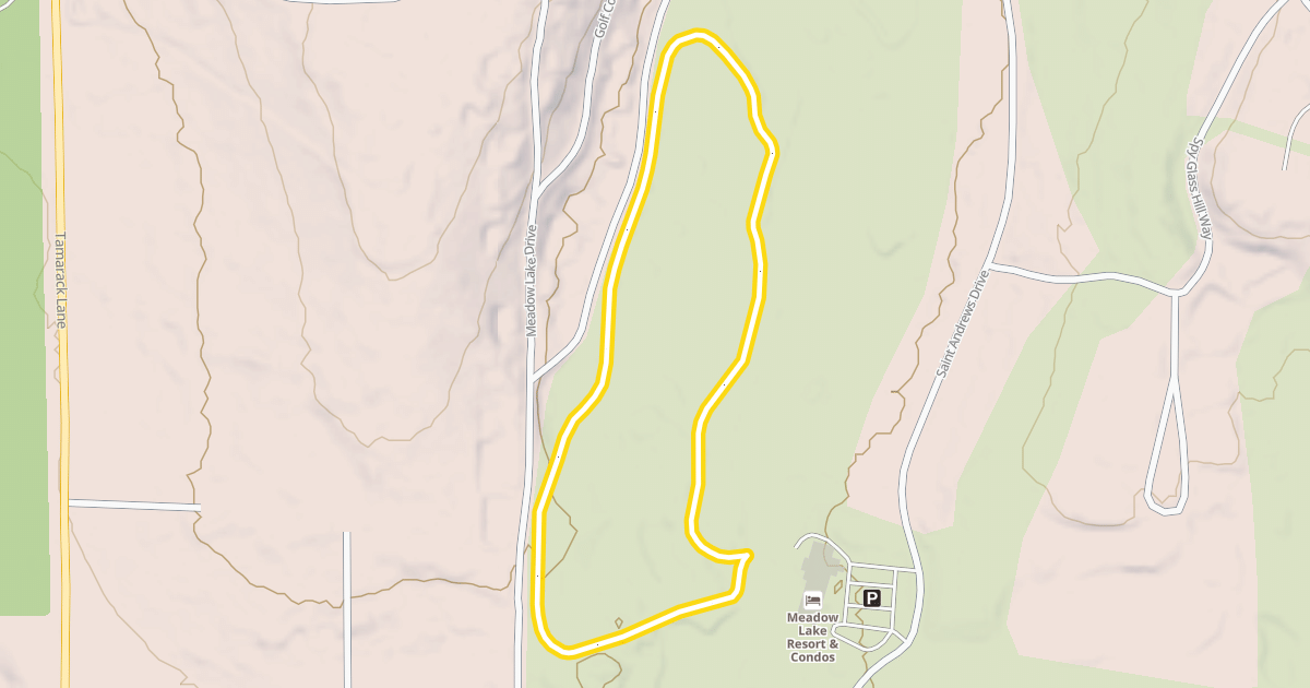 Map preview of Tamarack Loop
