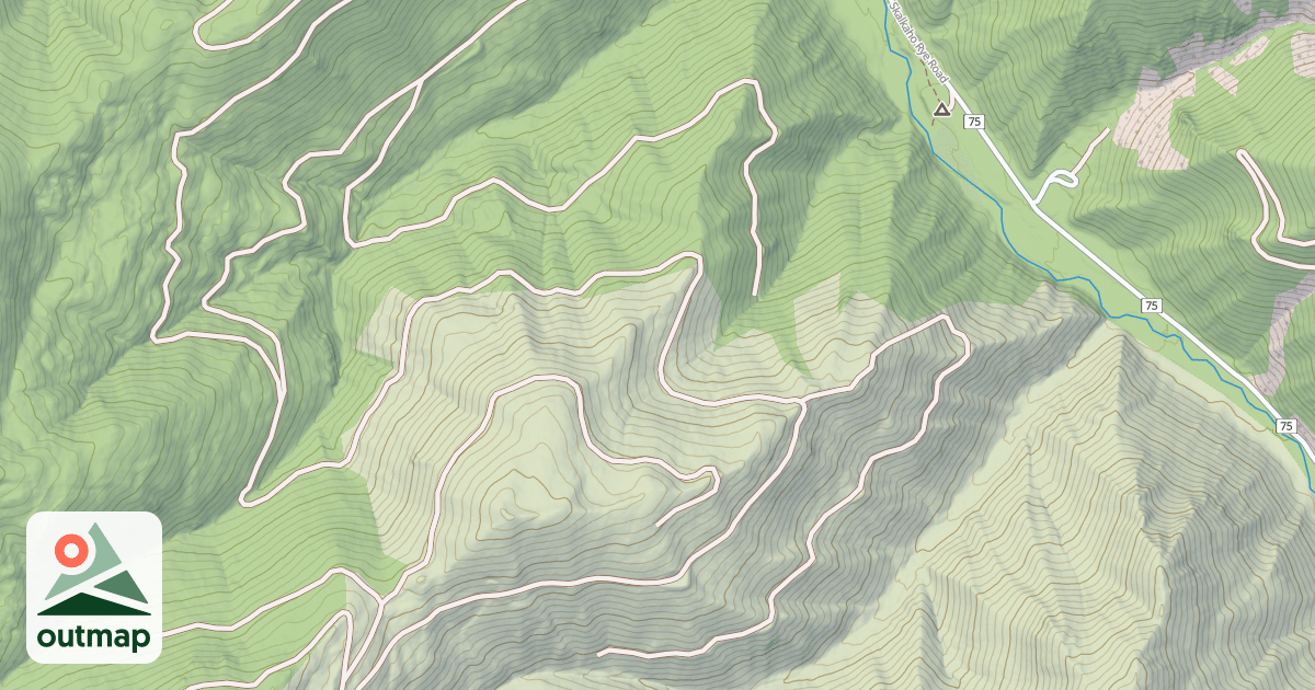 Map of (FDR) WEST SIDE OF SKALKAHO CR