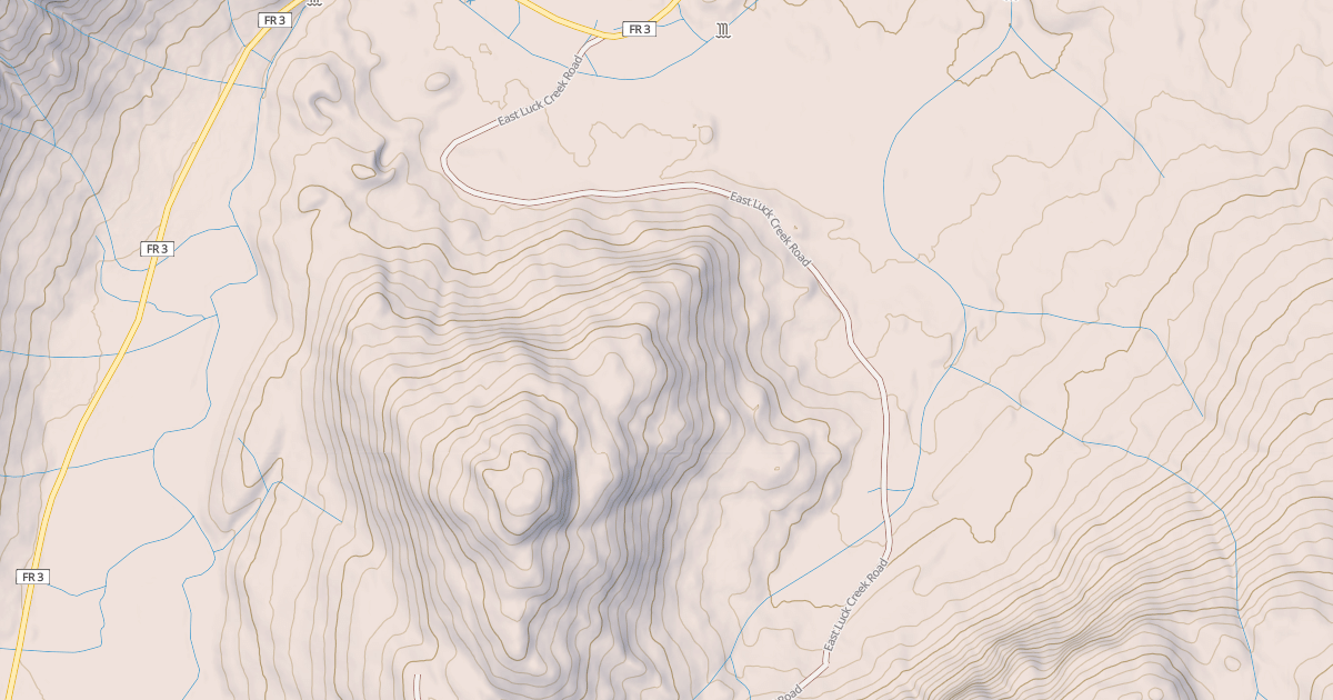 Map preview of EAST LUCK CREEK