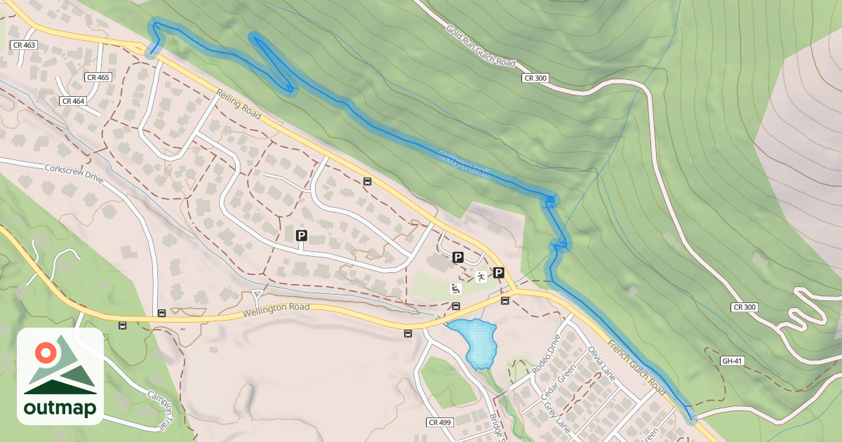 Map of Betty's Trail