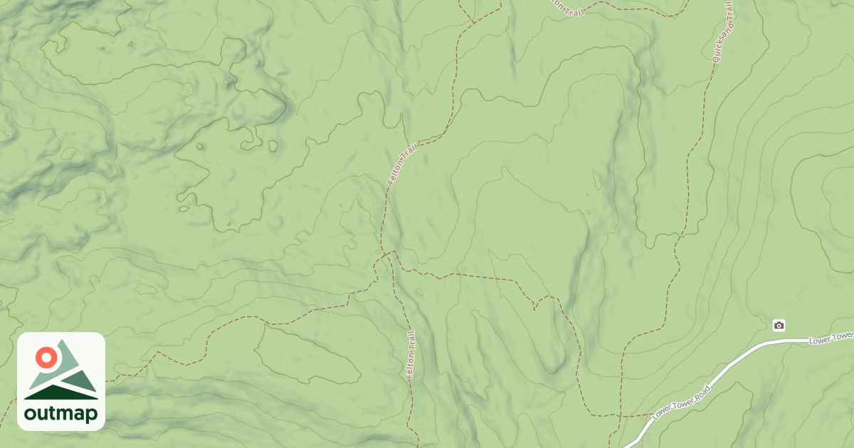Map of Felton Trail