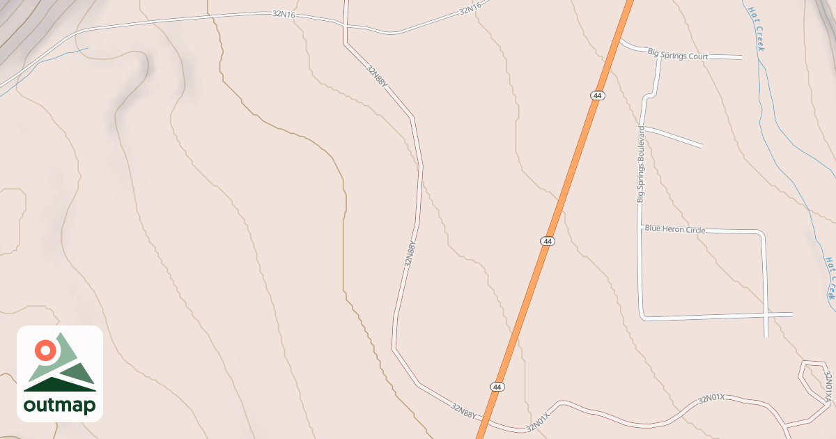 Map of BIG PINE