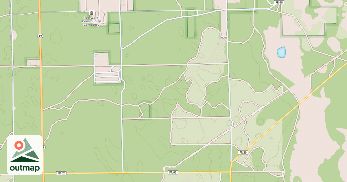 Map of USFS Motor Vehicle Use Map Roads {A6F58410-AF87-4E35-8EE3-51BB80497874}