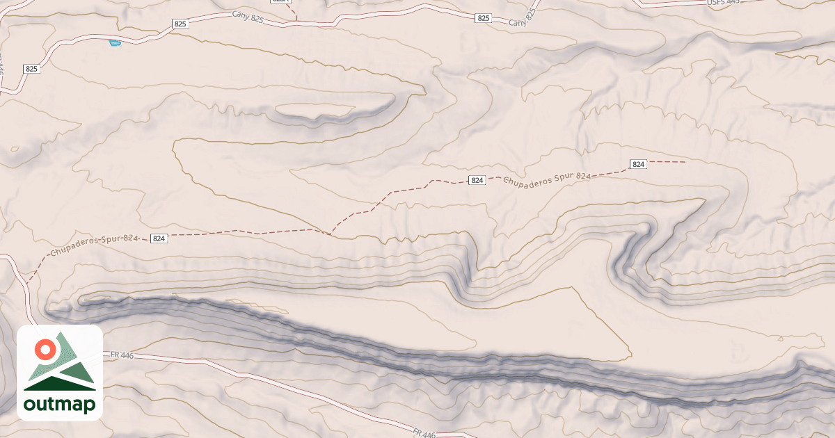 Map of USFS Motor Vehicle Use Map Trails 12112