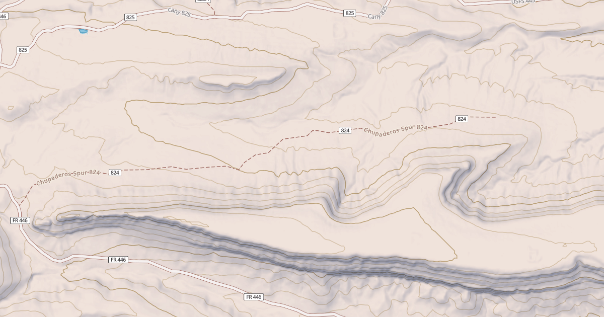 Map preview of USFS Motor Vehicle Use Map Trails 12112