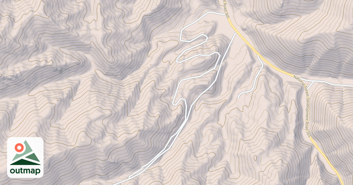 Map of MILL FLAT ATV