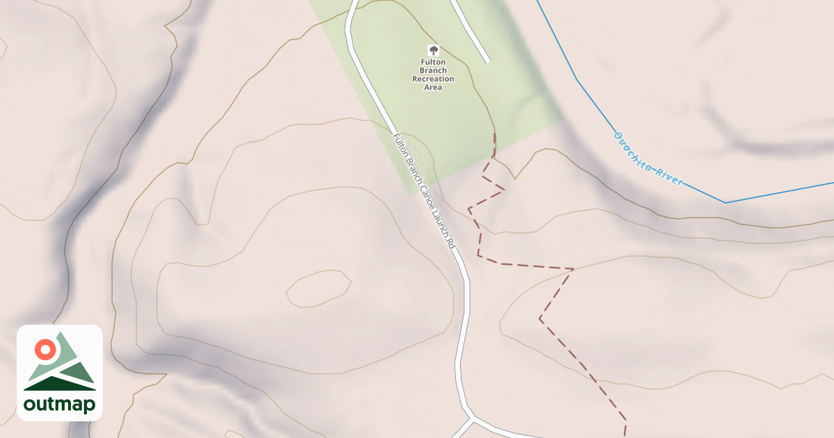 Map of FULTON BRANCH