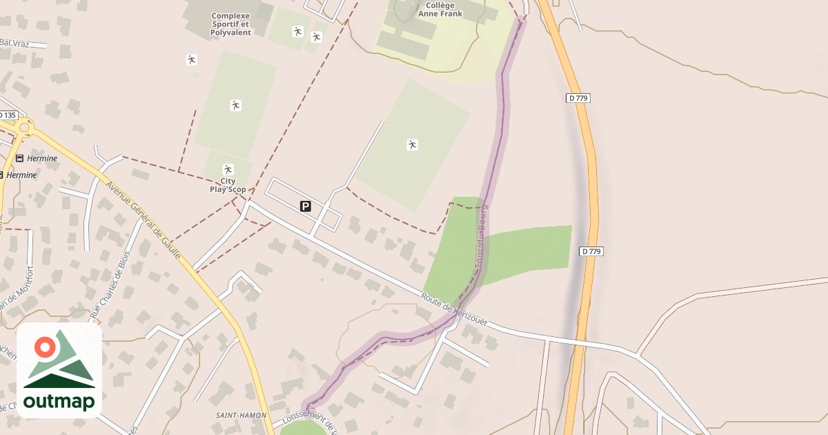 Map of Tour du Bourg