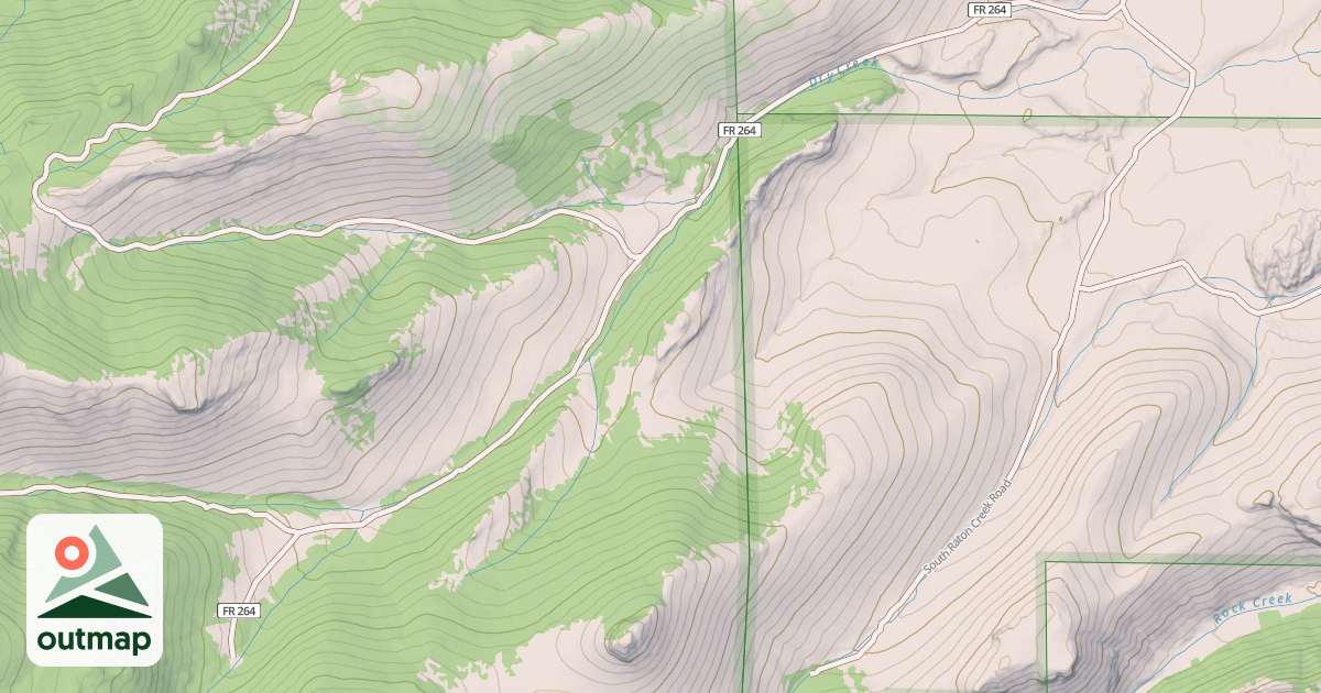 Map of DRY CR