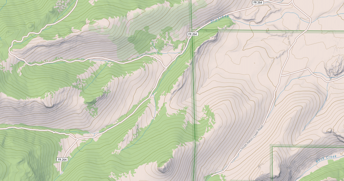 Map preview of DRY CR