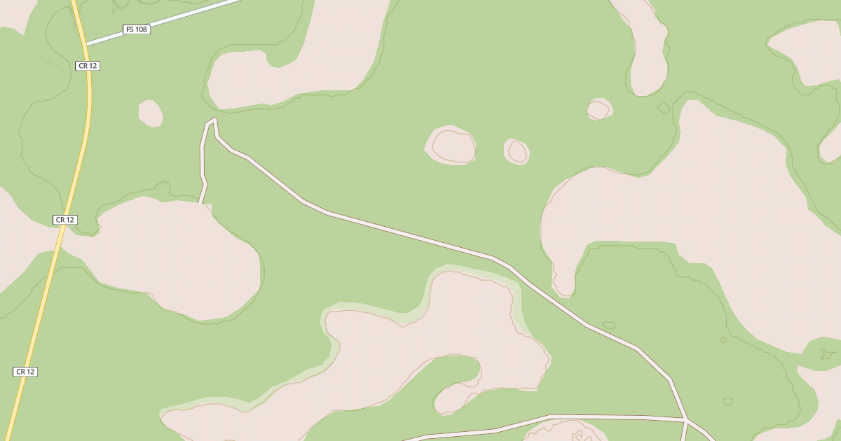 Map preview of USFS National Forest System Roads {AAEE3019-425C-4559-B253-78C3054BA5F5}