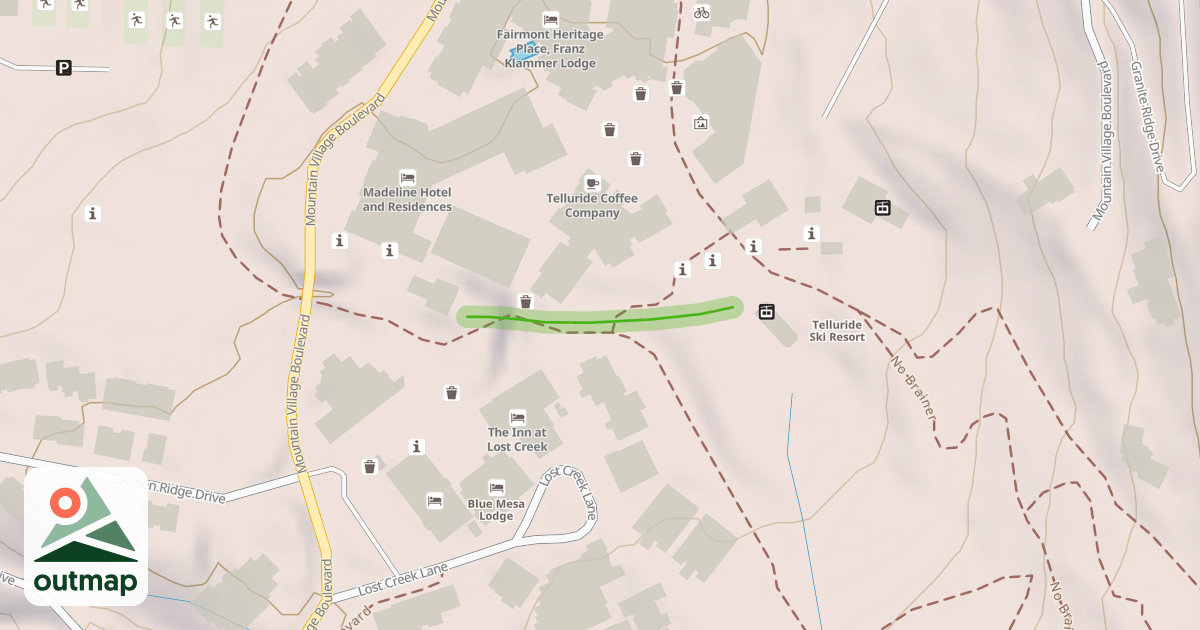 Map of Lower Boomerang