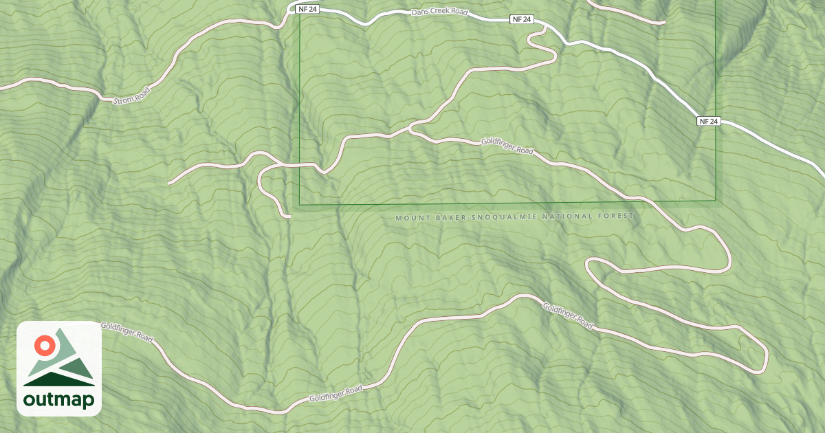 Map of GOLDFINGER