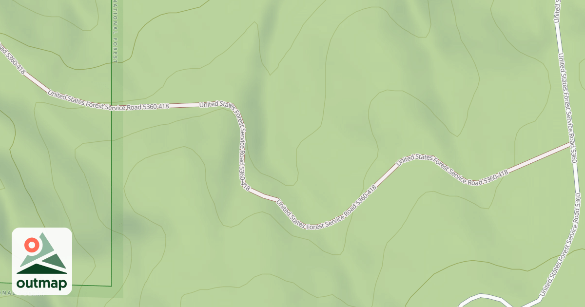 Map of USFS Motor Vehicle Use Map Roads {3F393BDA-2AAA-49C2-BDCA-16C1A1E8C99C}