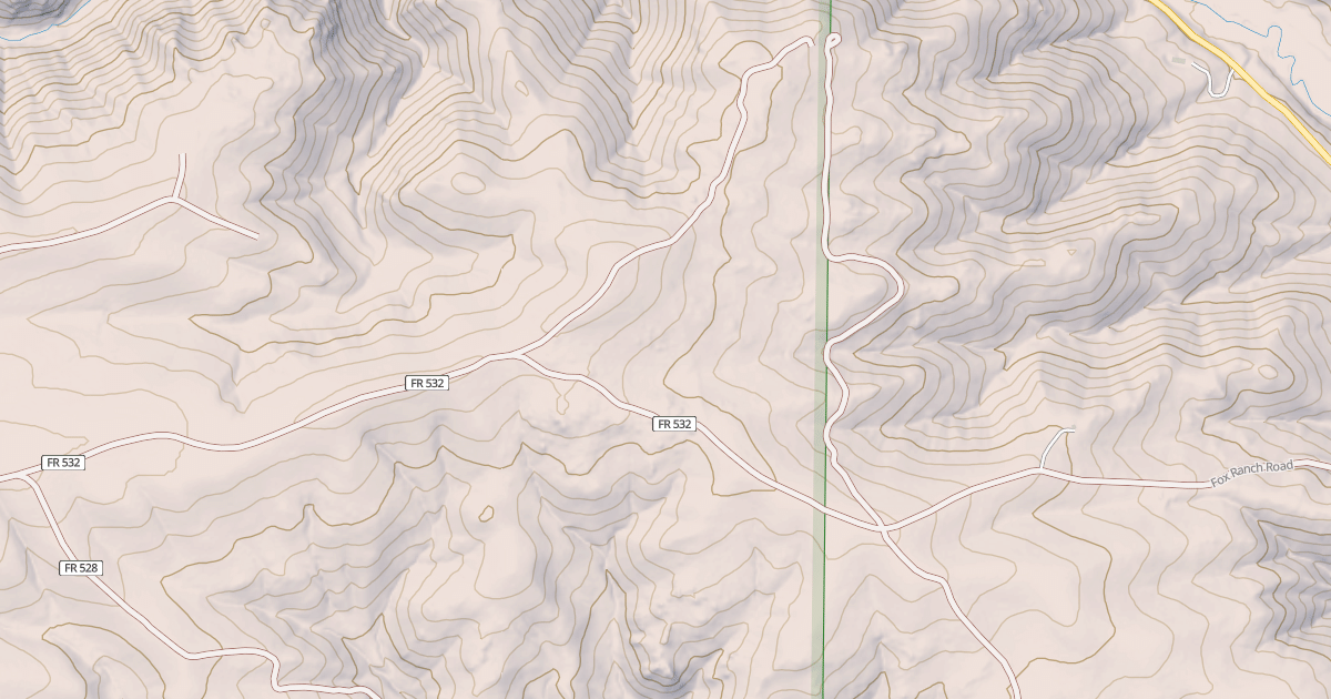 Map preview of FOX CREEK SPUR K