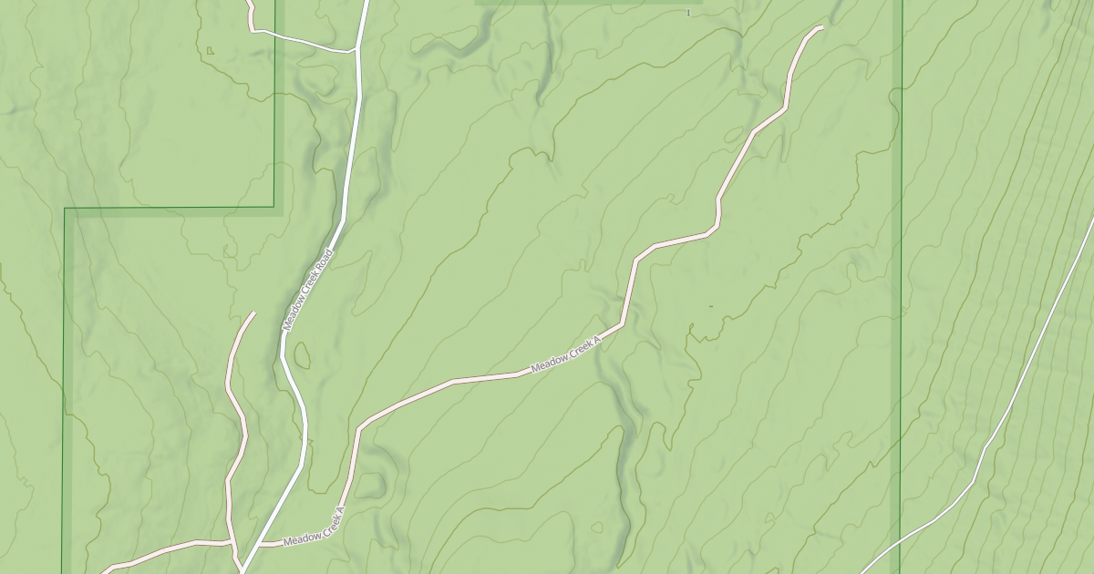 Map preview of MEADOW CREEK A
