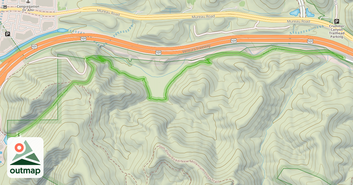 Map of Anza Loop Trail