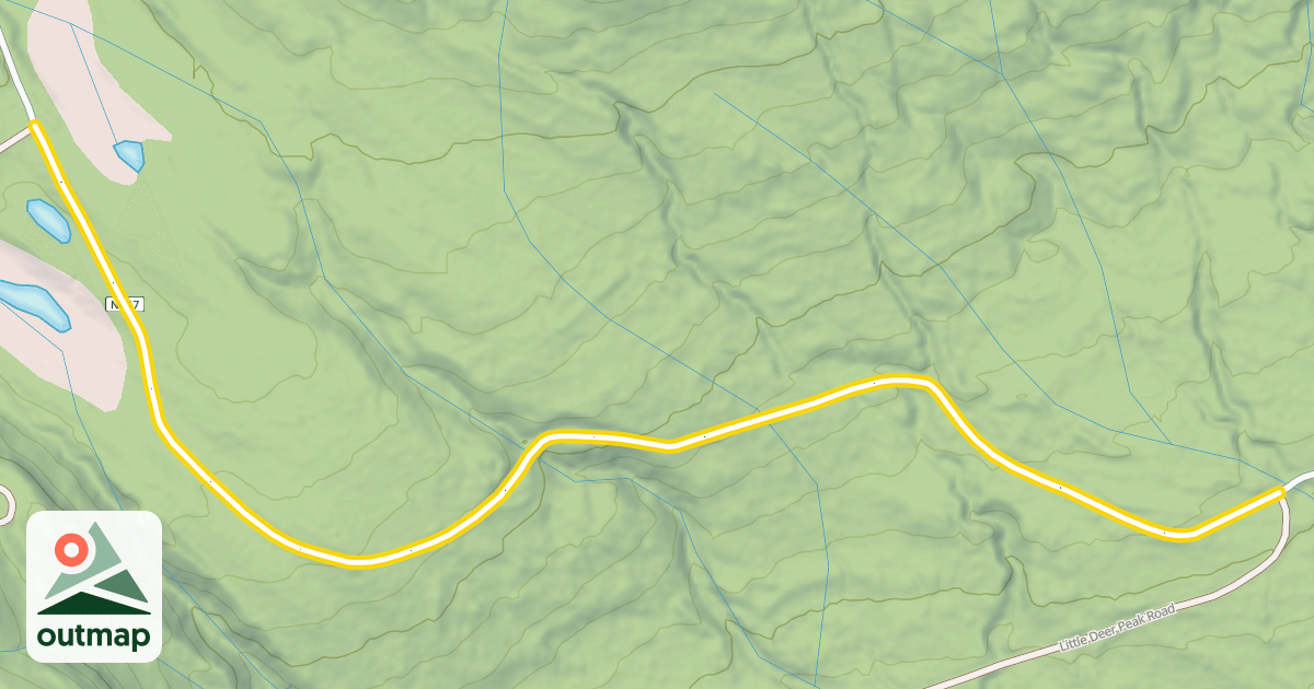 Map of Finney-Cumberland Road