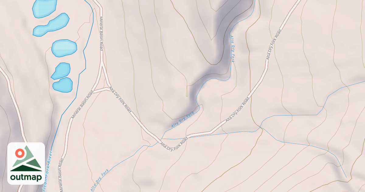 Map of ALTA DRY FORK