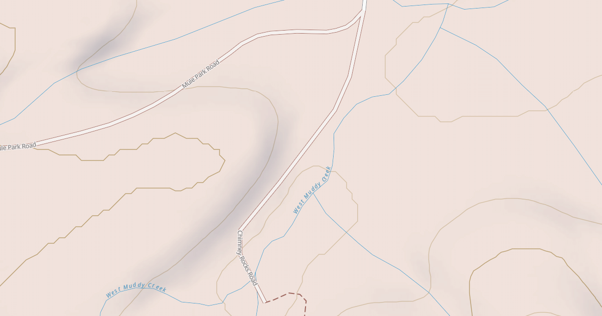 Map preview of CHIMNEY ROCKS